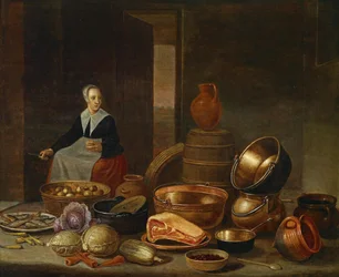Intérieur de cuisine avec servante